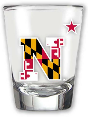 USNA MD Flag N-Star Shot Glass