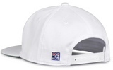 NAVY RETRO BAR SNAPBACK (white)