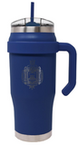 32 oz USNA Outlander Tumbler with Straw and Handle (navy)