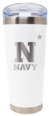 USNA N-Star 26 oz. Classic Tumbler (white)