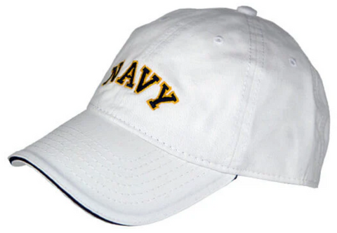 NAVY Arch Hat (white)