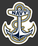 USNA Anchor Car Magnet