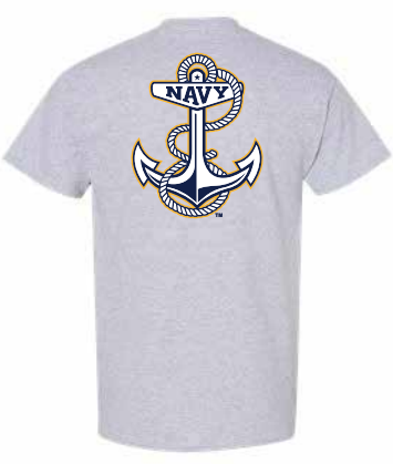 USNA Anchor T-Shirt (grey)