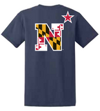 USNA MD Flag N-Star T-Shirt