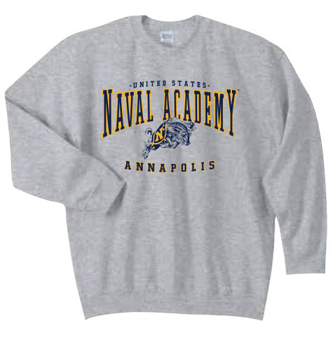 USNA Jumping Goat Annapolis Crewneck Sweatshirt