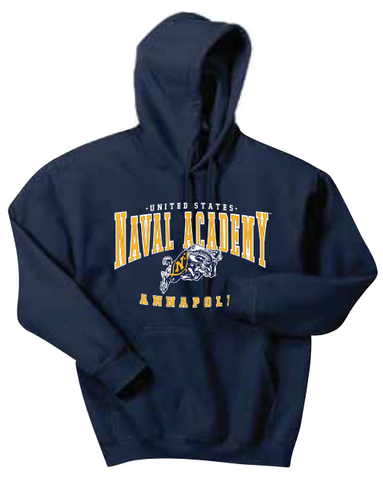 USNA Jumping Goat Annapolis Hooded Sweatshirt