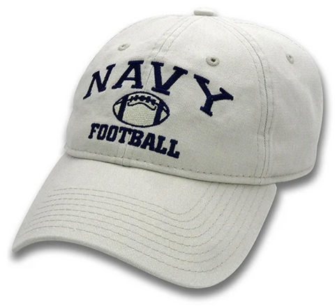 NAVY Football Hat (khaki)