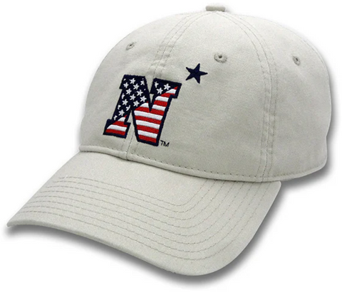 USNA N-Star USA Flag Hat (khaki)