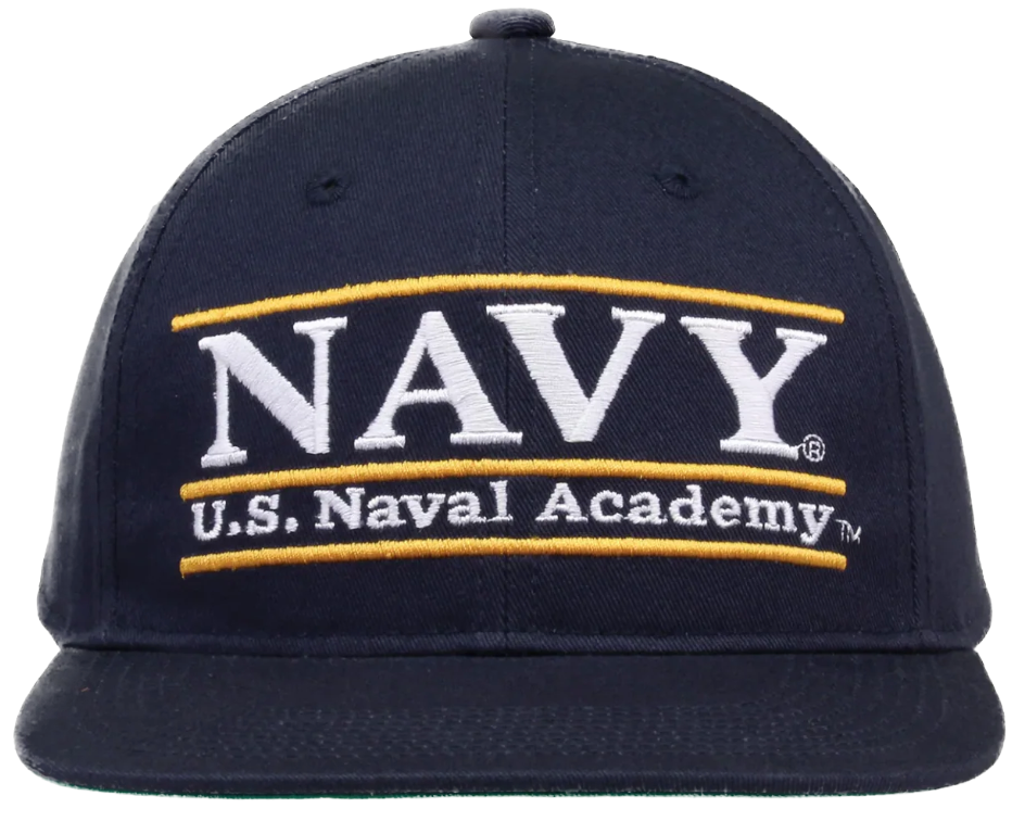 NAVY RETRO BAR SNAPBACK (navy) – Annapolis Gear