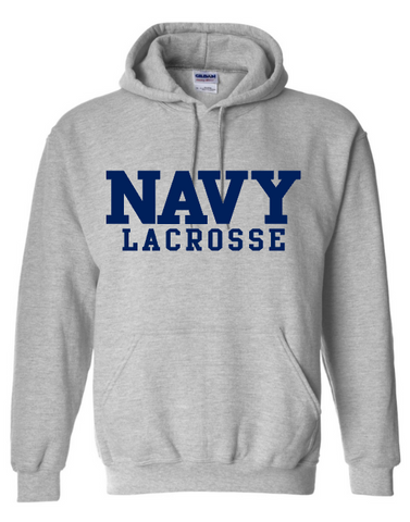 BLOCK NAVY Lacrosse Hoody (grey)