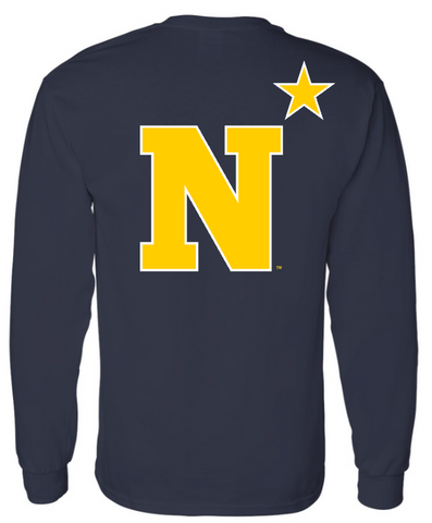 USNA N-Star Long Sleeve T-Shirt (Navy)