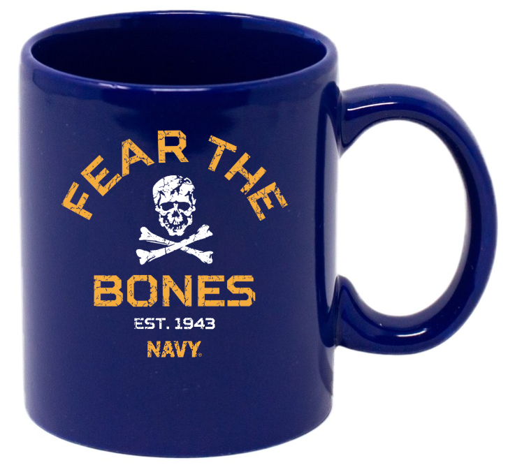 FEAR THE BONES Mug (navy)