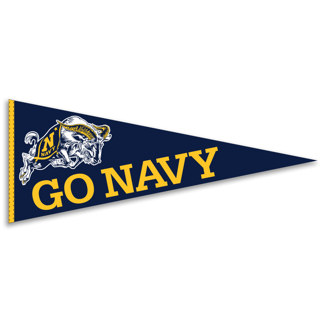 GO NAVY GOAT Pennant (12"x30")