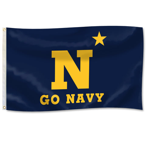 GO NAVY N* Flag (3'x5')