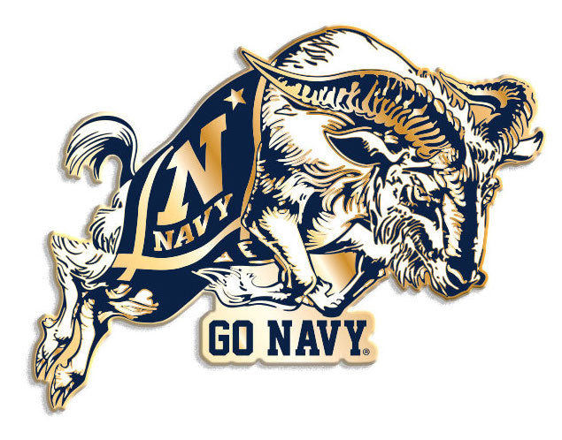 USNA Jumping Goat Lapel Pin (gold)