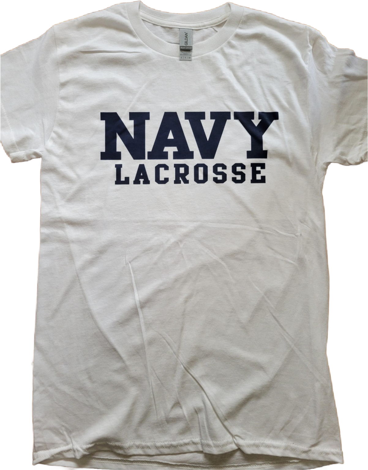 Block NAVY Lacrosse TShirt Annapolis Gear