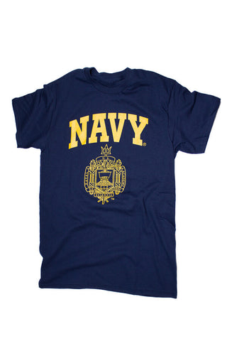KIDS USNA Crest T-Shirt (navy) - Annapolis Gear