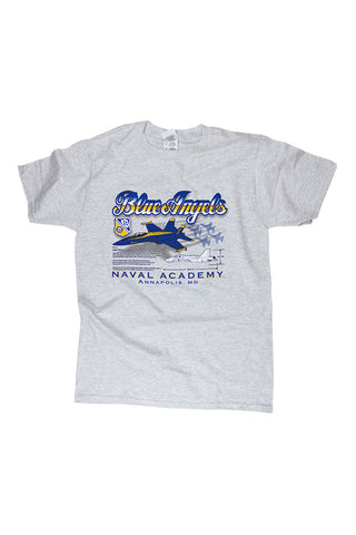 BLUE ANGELS Naval Academy T-Shirt (ash) - Annapolis Gear