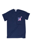 USNA USA N-Star T-Shirt (navy) - Annapolis Gear - 2