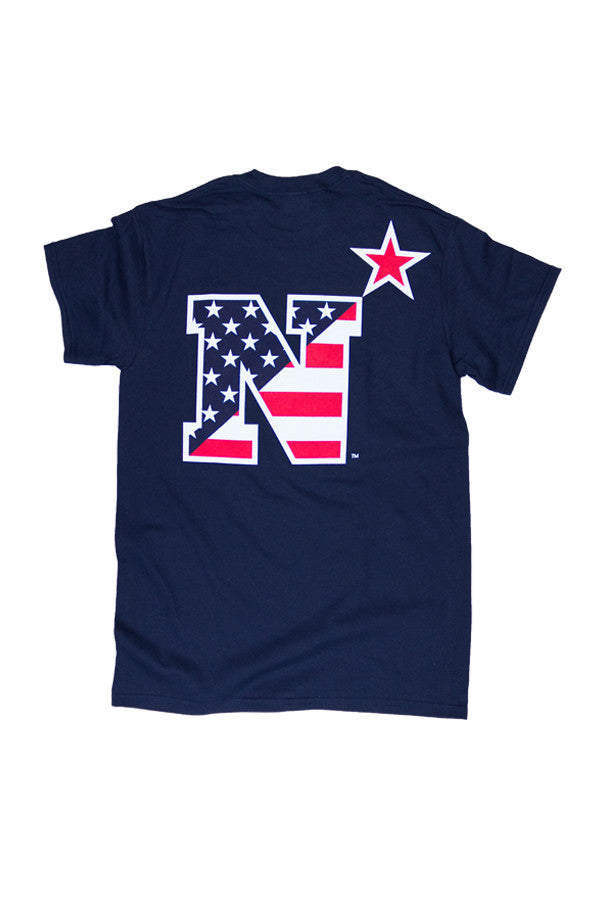 USNA USA N-Star T-Shirt (navy) - Annapolis Gear - 1