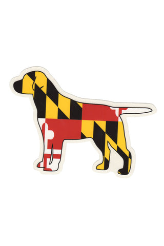 MD Flag Labrador Decal - Annapolis Gear