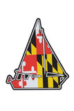 MD Flag Sailboat Car Magnet - Annapolis Gear