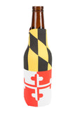MD Flag Full Wrap Bottle Koozie - Annapolis Gear