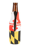 MD Flag Full Wrap Bottle Koozie - Annapolis Gear