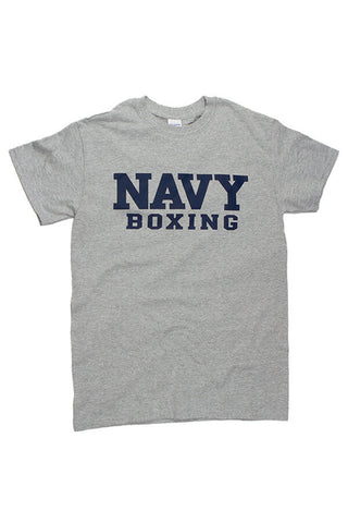 Block NAVY Boxing T-Shirt (grey) - Annapolis Gear