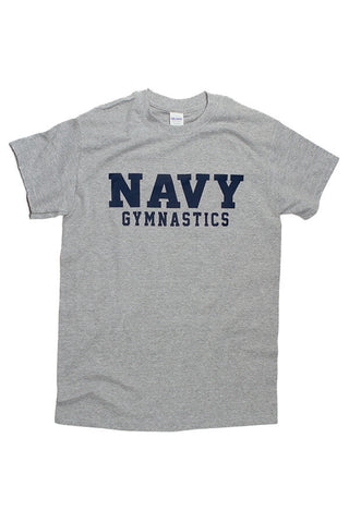 Block NAVY Gymnastics T-Shirt (grey) - Annapolis Gear