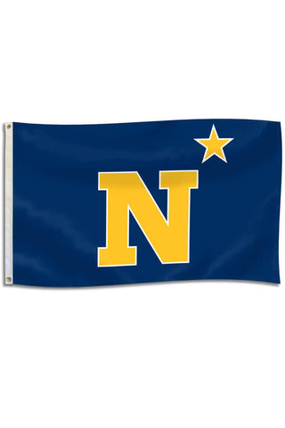 USNA N-Star EMBROIDERED Flag (3'x5') - Annapolis Gear