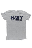 Block NAVY Swimming T-Shirt (grey) - Annapolis Gear