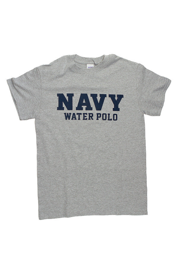Block NAVY Water Polo T-Shirt (grey) - Annapolis Gear