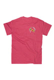 MD Flag Crab T-Shirt (heather red) - Annapolis Gear