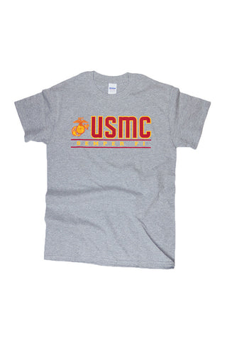 U.S. MARINES USMC Semper Fi T-Shirt (grey) - Annapolis Gear