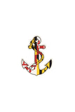 MD Flag Anchor Decal - Annapolis Gear