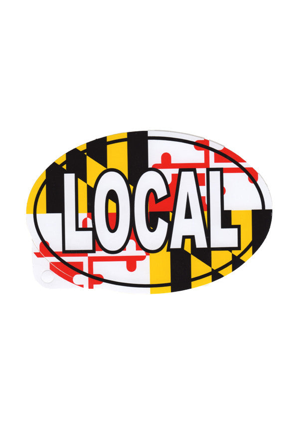 Oval MD Flag LOCAL Decal - Annapolis Gear