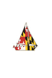MD Flag Sailboat Decal - Annapolis Gear - 2