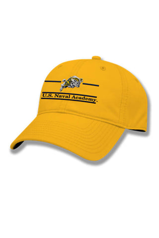 USNA Charging Goat Hat (gold) - Annapolis Gear