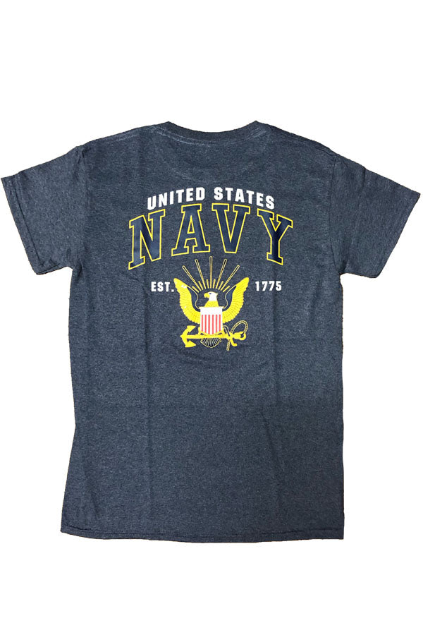 U.S. NAVY T-Shirt (heather navy)