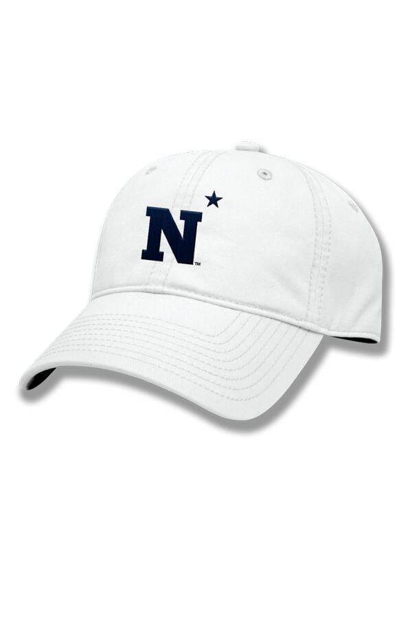 USNA N-Star Hat (white) - Annapolis Gear