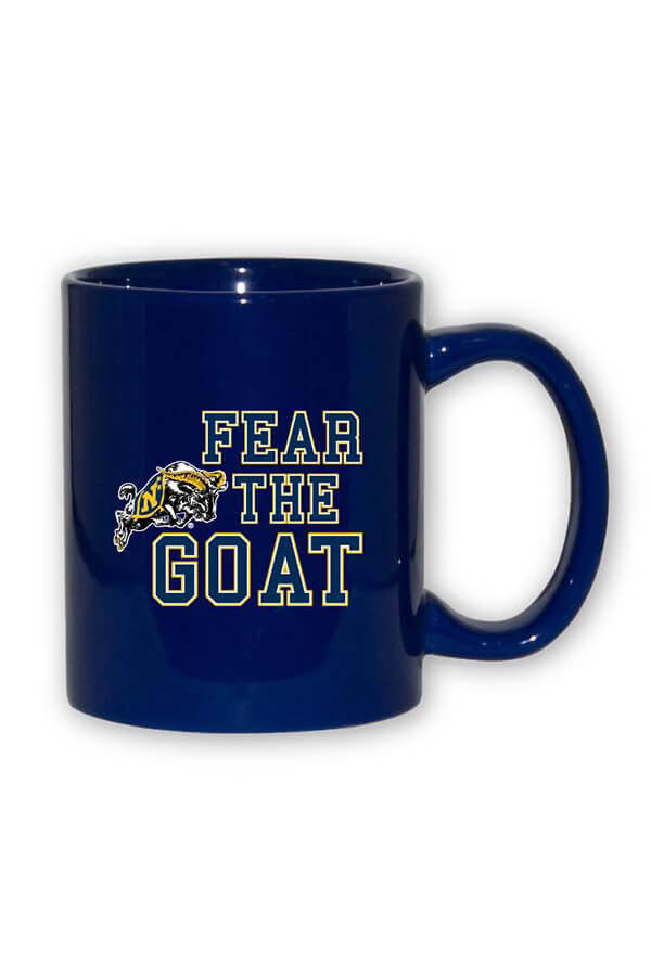 USNA Fear The Goat Mug (cobalt) - Annapolis Gear