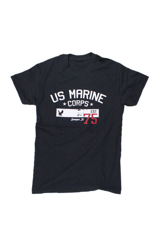 U.S. MARINES CORPS Est. 1775 T-Shirt (black) - Annapolis Gear