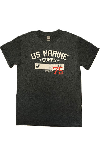 U.S. MARINES CORPS EST. 1775 T-Shirt (dark heather grey)