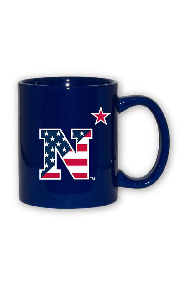 USNA USA N-Star Mug (cobalt) - Annapolis Gear