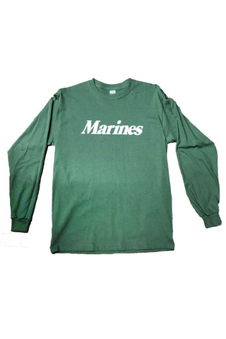 U.S. MARINES Long Sleeve (military green)
