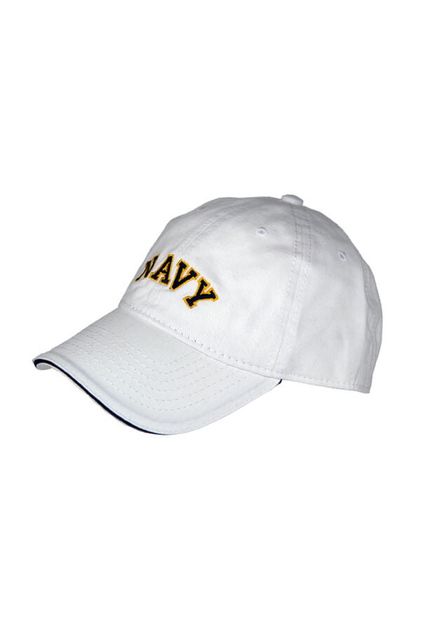NAVY Arch Hat (white) - Annapolis Gear
