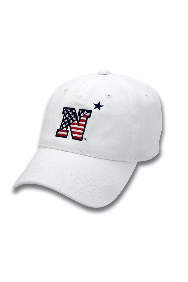USNA U.S. Flag N* Hat (white)